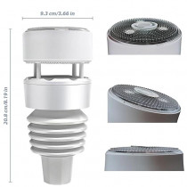 Ecowitt WS90 – Bezdrátová meteostanice 7 v 1 s haptickým srážkoměrem a ultrazvukovým anemometrem