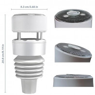 Ecowitt WS90 – Bezdrátová meteostanice 7 v 1 s haptickým srážkoměrem a ultrazvukovým anemometrem