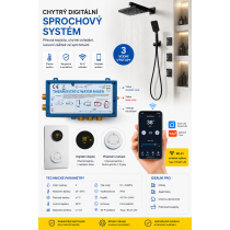 Digitální sprchový systém s Wi-Fi ovládáním - 3kanálový