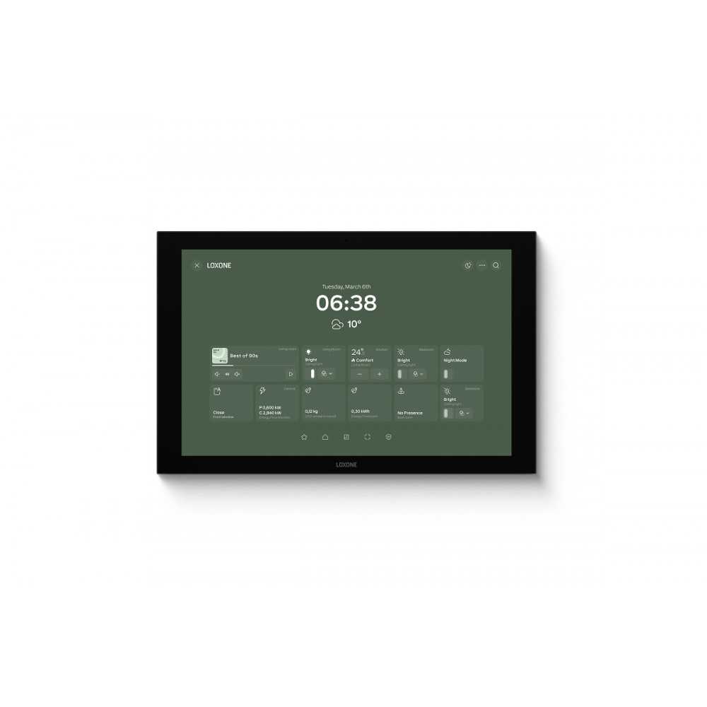 Loxone Wall Display 10″ – centrální dotykový panel pro chytrý dům