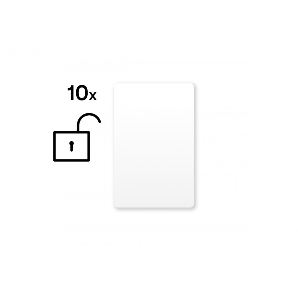 Nešifrované NFC Smart Cards bílá (set – 10 ks) | MADASH