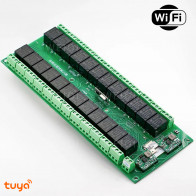 Tuya - Wi-Fi 24-cestný reléový spínací modul s napájením DC 12V