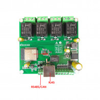 4-kanálová reléová deska se čtyřmi vstupy RJ45, WIFI, MQTT,