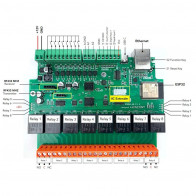A8 ESP32 vývojová rada MQTT TCP Web HTTP ESPhome Home Assistant Tasmota DIY Module Arduino IDE WiFi Reléový přepínač