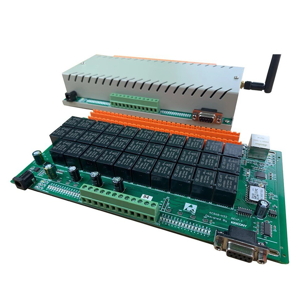 H32B Inteligentní domácí automatizační modulový řadič  ,  Ethernet, wifi , RS232 TCP, Node-Red a MQTT, Loxone