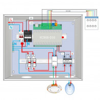 KC868-D16 16 kanálový stmívač - dimmer,Tuya, WiFi+Ethernet+RS485 modul s podporou  Home Assistant - podpora MQTT HTTP