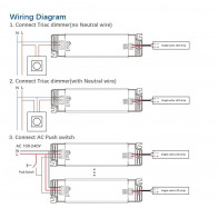 LED Driver stmívatelný  220V - 12, 24V 40W