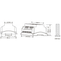 DMX dimLED dekodér 12CH DIN