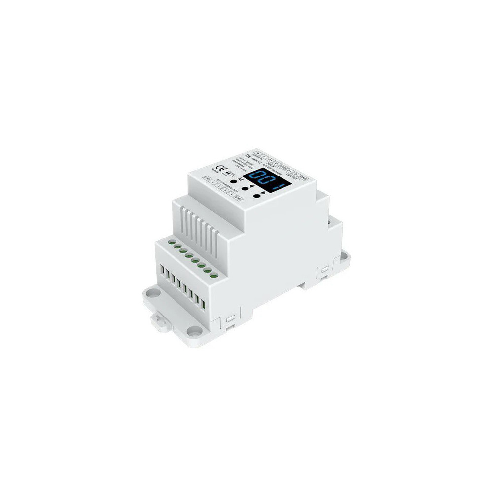 DMX512 dekodér 0-10V 4CH DIN