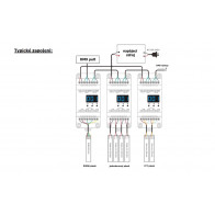 DMX512 dekodér 4CH DIN