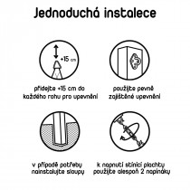 Stínící plachta Coolfit proti slunci (slunečník) - čtverec