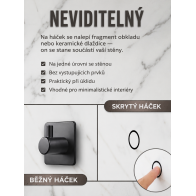 INVISIO Hook – Skrytý háček pod obklad a keramickou dlažbu