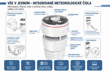 Ecowitt Wittboy GW3001 – ideální meteostanice pro Home Assistant